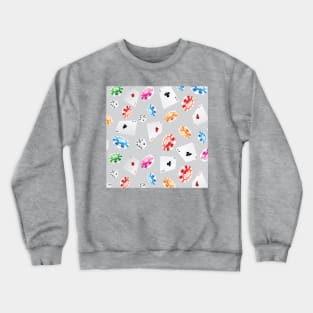 #casino #games #accessories #pattern 8 Crewneck Sweatshirt